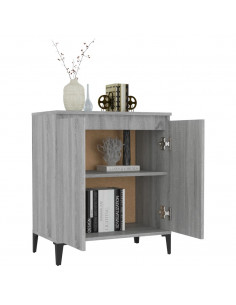 Credenza Grigio Sonoma 60x35x70 cm in Legno Ingegnerizzato