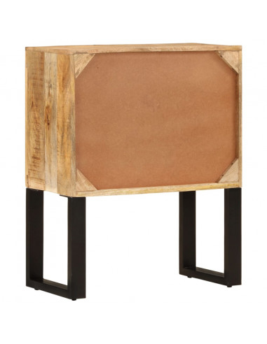 Credenza 60x30x76 cm in Legno Massello di Mango