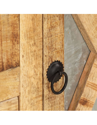 Credenza 60x30x76 cm in Legno Massello di Mango