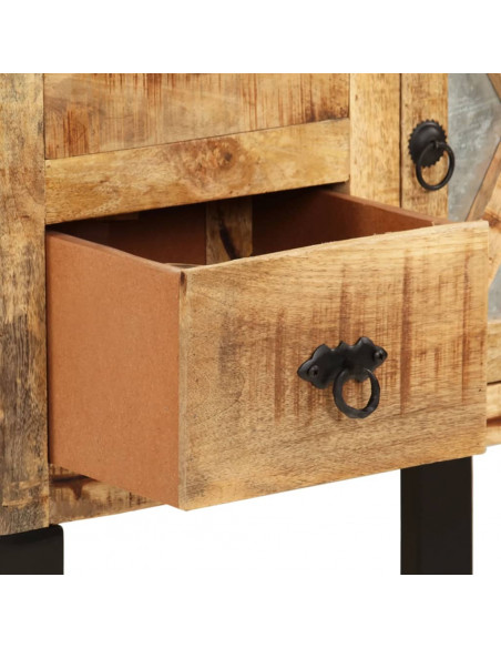 Credenza 60x30x76 cm in Legno Massello di Mango