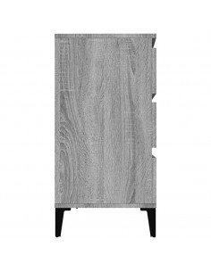 Credenza Grigio Sonoma 60x35x70 cm in Legno Multistrato