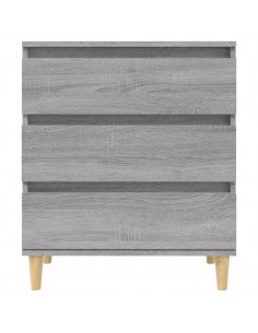 Credenza Grigio Sonoma 60x35x70 cm in Legno Multistrato