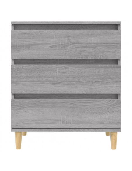 Credenza Grigio Sonoma 60x35x70 cm in Legno Multistrato
