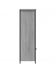 Credenza Grigio Sonoma 62x32x103,5 cm in Legno Multistrato