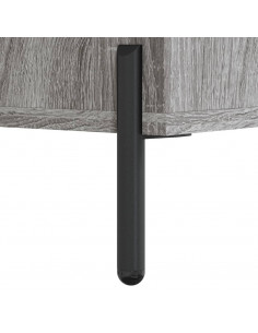 Credenza Grigio Sonoma 69,5x31x115 cm in Legno Multistrato