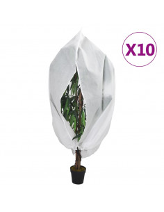 Coperture con Cerniera per Piante 10pz 70 g/m² 3,14x2,5 m 2