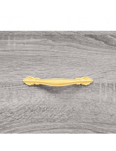 Credenza Grigio Sonoma 69,5x34x180 cm in Legno Multistrato