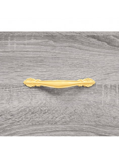 Credenza Grigio Sonoma 69,5x34x180 cm in Legno Multistrato