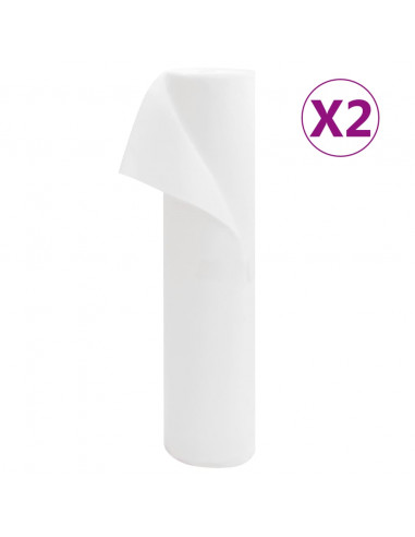 Copertura per Piante 2 Rotoli 70 g/m² 50x1,6 m