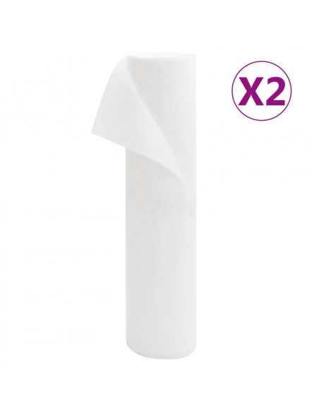 Copertura per Piante 2 Rotoli 70 g/m² 50x1,6 m