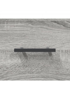 Credenza Grigio Sonoma 69,5x34x180 cm in Legno Multistrato