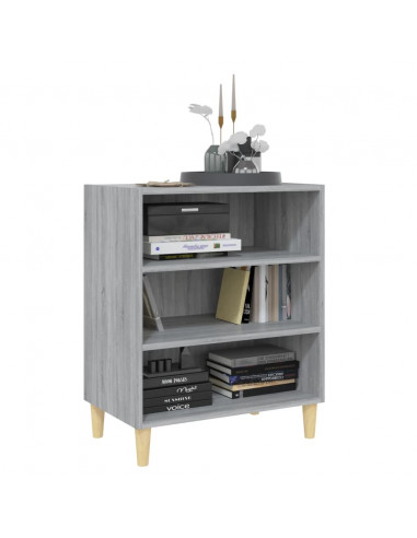 Credenza Grigio Sonoma 57x35x70 cm in Truciolato