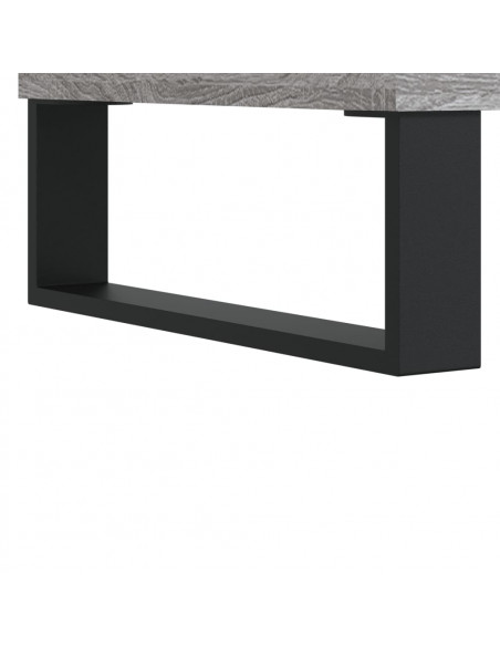 Credenza Grigio Sonoma 69,5x34x180 cm in Legno Multistrato