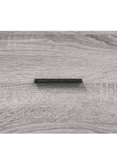 Credenza Grigio Sonoma 69,5x34x180 cm in Legno Multistrato