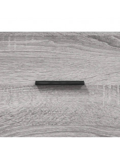 Credenza Grigio Sonoma 69,5x34x180 cm in Legno Multistrato