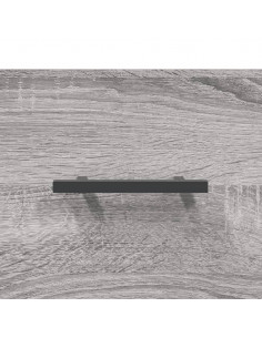 Credenza Grigio Sonoma 69,5x34x180 cm in Legno Multistrato