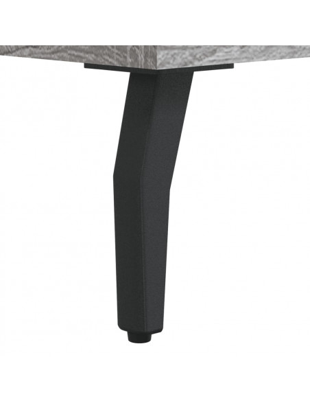 Credenza Grigio Sonoma 69,5x34x180 cm in Legno Multistrato