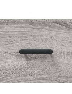 Credenza Grigio Sonoma 69,5x34x180 cm in Legno Multistrato