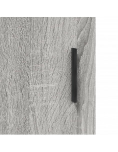 Credenza Grigio Sonoma 69,5x34x90 cm in Legno Multistrato