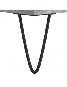 Credenza Grigio Sonoma 69,5x34x90 cm in Legno Multistrato