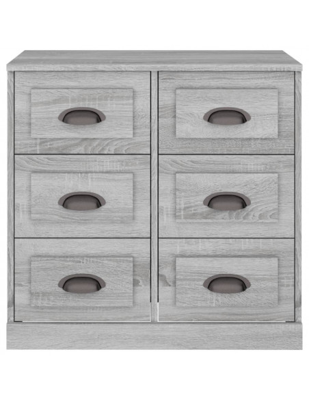 Credenza Grigio Sonoma 70x35,5x67,5 cm in Legno Multistrato