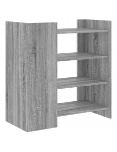 Credenza Grigio Sonoma 73,5x35x75 cm in Legno Multistrato