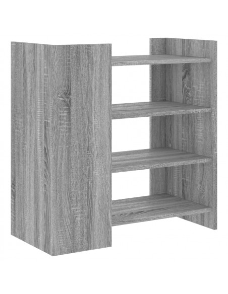 Credenza Grigio Sonoma 73,5x35x75 cm in Legno Multistrato
