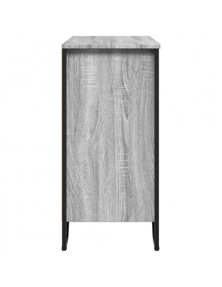 Credenza Grigio Sonoma 78x35,5x74,5 cm in Legno Multistrato