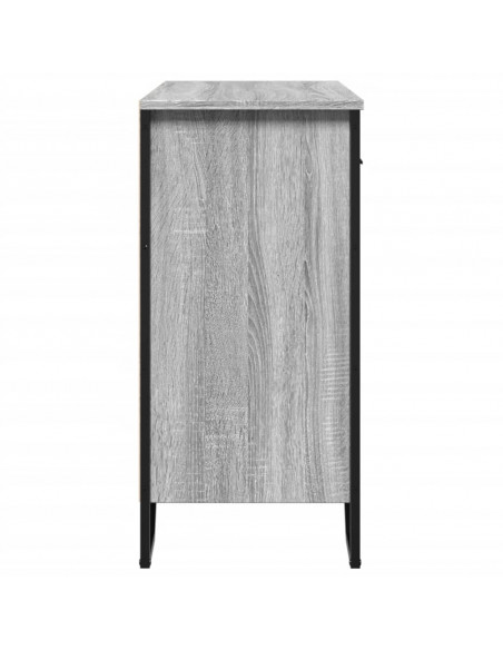 Credenza Grigio Sonoma 79,5x35,5x74,5 cm in Legno Multistrato