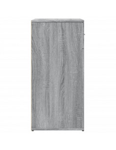Credenza Grigio Sonoma 79x38x80 cm in Legno Multistrato