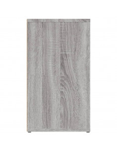 Credenza Grigio Sonoma 80x30x54 cm in Legno Multistrato