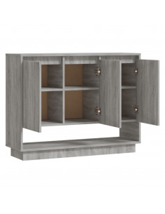 Credenza Grigio Sonoma 97x31x75 cm in Truciolato