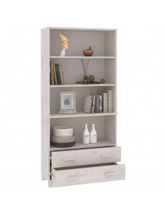 Credenza HAMAR in Legno Massello di Pino Bianca