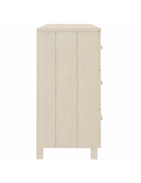 Credenza HAMAR Miele 113x40x80 cm in Legno Massello di Pino