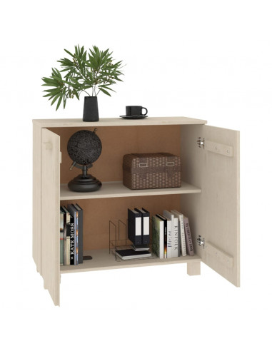 Credenza HAMAR Miele 85x35x80 cm in Legno Massello di Pino