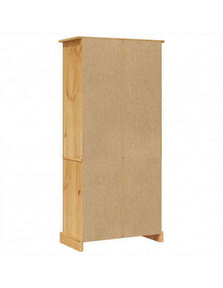 Credenza in Legno di Pino Messicano Corona Range 80x40x170 cm