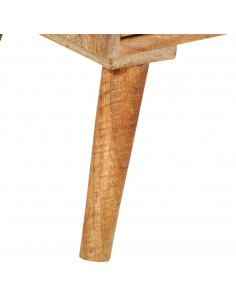 Credenza in Legno Massello di Mango 110x30x60 cm