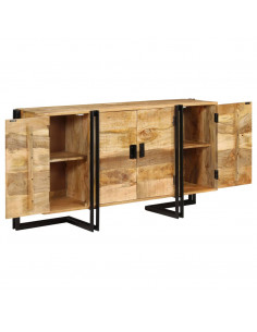 Credenza in Legno Massello di Mango 150x40x80 cm