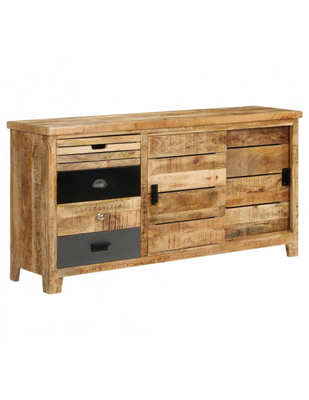 Credenza in Legno Massello di Mango 160x40x80 cm