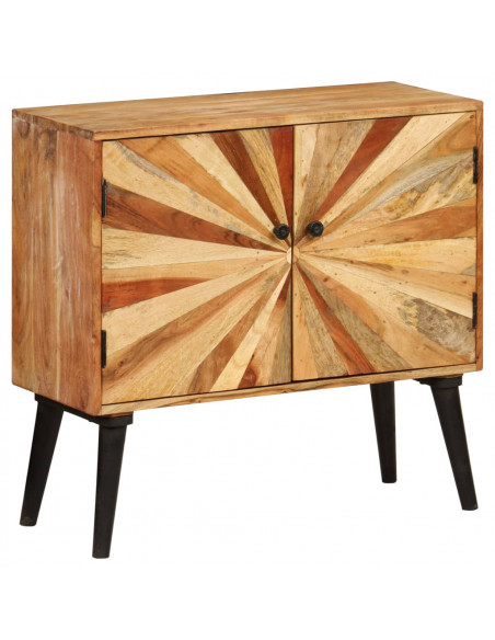 Credenza in Legno Massello di Mango 85x30x75 cm