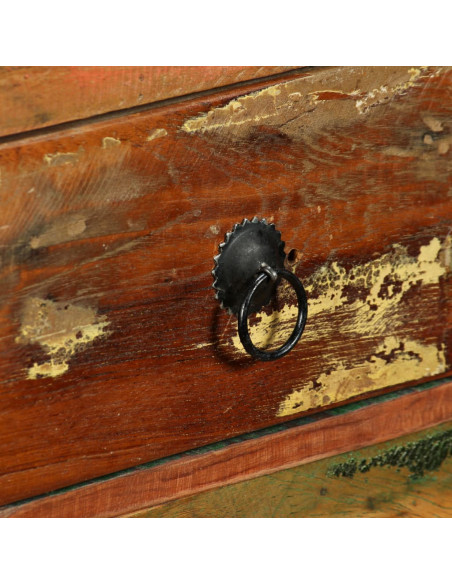 Credenza in Legno Massello di Recupero 120x35x76 cm