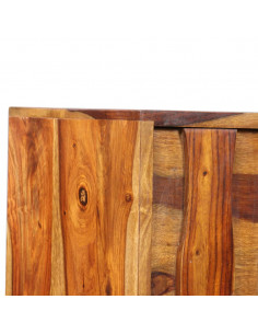 Credenza in Legno Massello di Sheesham 120x30x80 cm