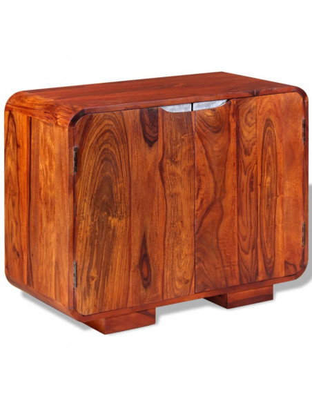 Credenza in Legno Massello di Sheesham 75x35x60 cm