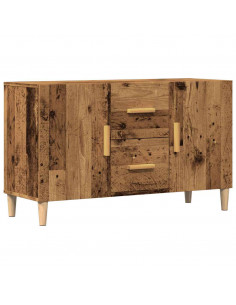 Credenza Legno Antico 100x36x60 cm in Legno Multistrato 2