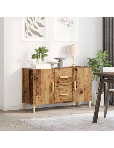 Credenza Legno Antico 100x36x60 cm in Legno Multistrato