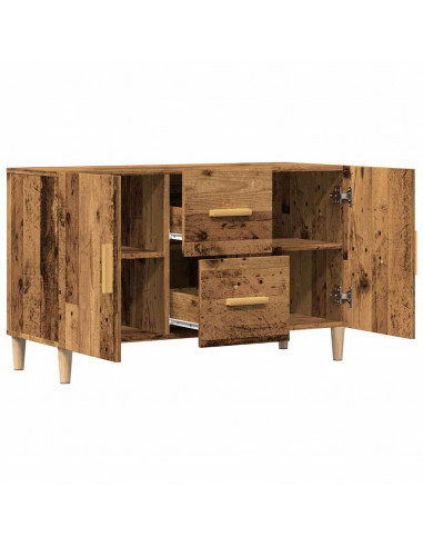 Credenza Legno Antico 100x36x60 cm in Legno Multistrato