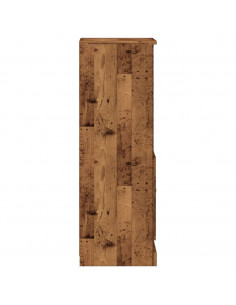 Credenza Legno Antico 36x35,5x103,5 cm in Legno Multistrato