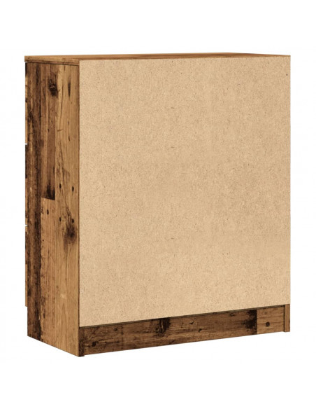 Credenza Legno Antico 60x30x70 cm in Truciolato