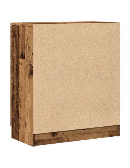 Credenza Legno Antico 60x30x70 cm in Truciolato