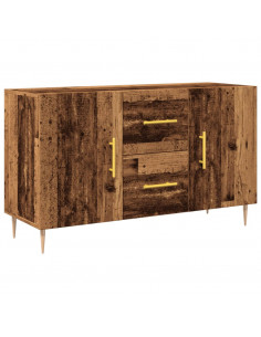 Credenza Legno Antico 100x36x60 cm in Legno Multistrato 2